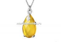 Pendant bail for 6016 16mm Swarovski pendant, 925 silver- x1