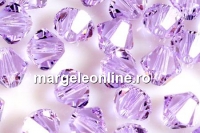 Preciosa, bicone bead, violet, 6mm - x20