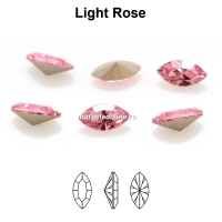 Preciosa navette, fancy chaton, light rose, 10mm - x4