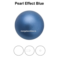 Perle Preciosa cu un orificiu, blue, 10mm - x2