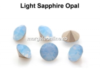 Preciosa chaton SS34, light sapphire opal, 7mm - x4
