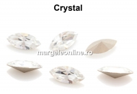 Preciosa navette, fancy chaton, crystal, 10mm - x4