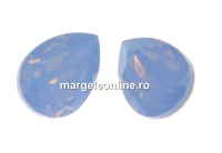 Ideal crystals, fancy picatura, air blue mix  opal, 10x7mm - x4