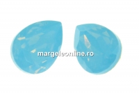 Ideal crystals, fancy drop, aqua mix opal, 10x7mm - x4