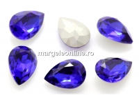 Ideal crystals, fancy drop, majestic blue, 10x7mm - x4