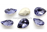 Ideal crystals, fancy picatura, smoked tanzanite, 14x10mm - x2