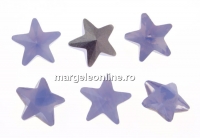 Ideal crystals, fancy star, mix violet opal, 10mm - x1