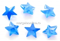 Ideal crystals, fancy star, light blue, 10mm - x1