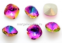 Ideal crystals, fancy square, mystic rose, 10mm - x2