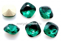 Ideal crystals, fancy square, emerald, 10mm - x2