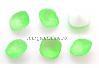 Ideal crystals, fancy square, neon green, 12mm - x2