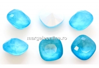 Ideal crystals, fancy square, neon blue, 12mm - x2