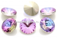 Ideal crystals, rivoli, mix violet vitrail, 8mm - x4