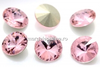 Ideal crystals, rivoli, light rose, 10mm - x4