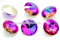 Ideal crystals, rivoli, mystic rose, 12mm - x2