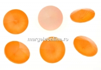 Ideal crystals, rivoli, neon orange, 12mm - x2