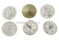 Ideal crystals, rivoli, mix crystal crackled, 14mm - x2