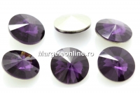 Ideal crystals, rivoli, purple velvet, 14mm - x2