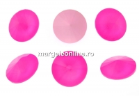 Ideal crystals, rivoli, neon pink, 14mm - x2