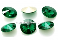 Ideal crystals, rivoli, emerald, 18mm - x1