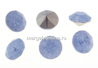 Ideal crystals, chaton, mix light blue crackled, 8mm - x6