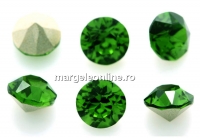 Ideal crystals, chaton, fern green, 10mm - x2