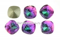 Ideal crystals, fancy square, pink scarabeus, 12mm - x2