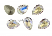 Ideal crystals, fancy drop, moonlight, 10x7mm - x4
