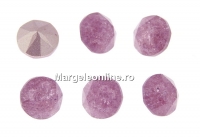 Ideal crystals, chaton, mix light amethyst crackled, 8mm - x6