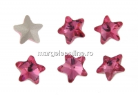 Ideal crystals, fancy star, rose, 10mm - x1