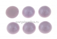 Ideal crystals, cabochon, smoky violet, 6.5mm - x2