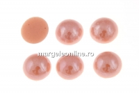 Ideal crystals, cabochon, baby skin, 6.5mm - x2