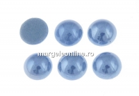 Ideal crystals, cabochon, angelite blue, 3.8mm - x10
