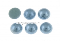 Ideal crystals, cabochon, baby blue eyes, 6.5mm - x2