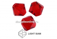 Preciosa, margele bicone, light siam, 3mm - x40