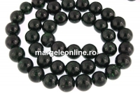 Green goldstone, round, 4.3mm