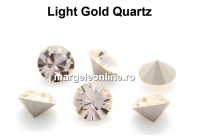 Preciosa chaton PP10, light gold quartz, 1.6mm - x40