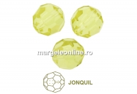 Preciosa, faceted round bead, jonquil, 3mm - x10