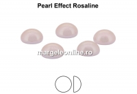 Preciosa, cabochon perla cristal, rosaline, 3mm - x4