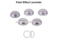 Preciosa, cabochon perla cristal, lavender, 6mm - x4