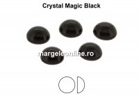 Preciosa, cabochon perla cristal, magic black, 3mm - x4