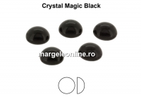 Preciosa, cabochon perla cristal, magic black, 6mm - x4