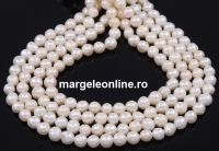 Sirag Perle de cultura - 5.5-6mm, alb