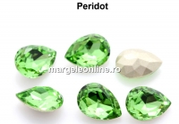 Ideal crystals, fancy picatura, peridot, 10x7mm - x4