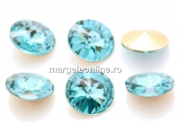 Ideal crystals, rivoli, light aquamarine, 4mm - x4