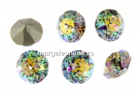 Ideal crystals, chaton, rainbow patina, 6mm - x6