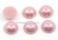 Ideal crystals, cabochon, turquoise, 8.5mm - x2