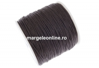 Spool of waxed thread, brown, 1mm - 82m