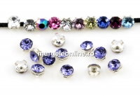 Swarovski, chaton mesh montees tanzanite, 2.6mm - x20