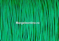 Snur matase cu guta, pentru bratari, verde calm, 0.8mm - x5m